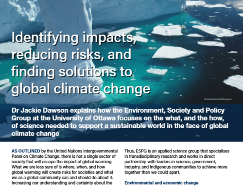 Identifying impacts,  reducing risks, and  finding solutions to  global climate change